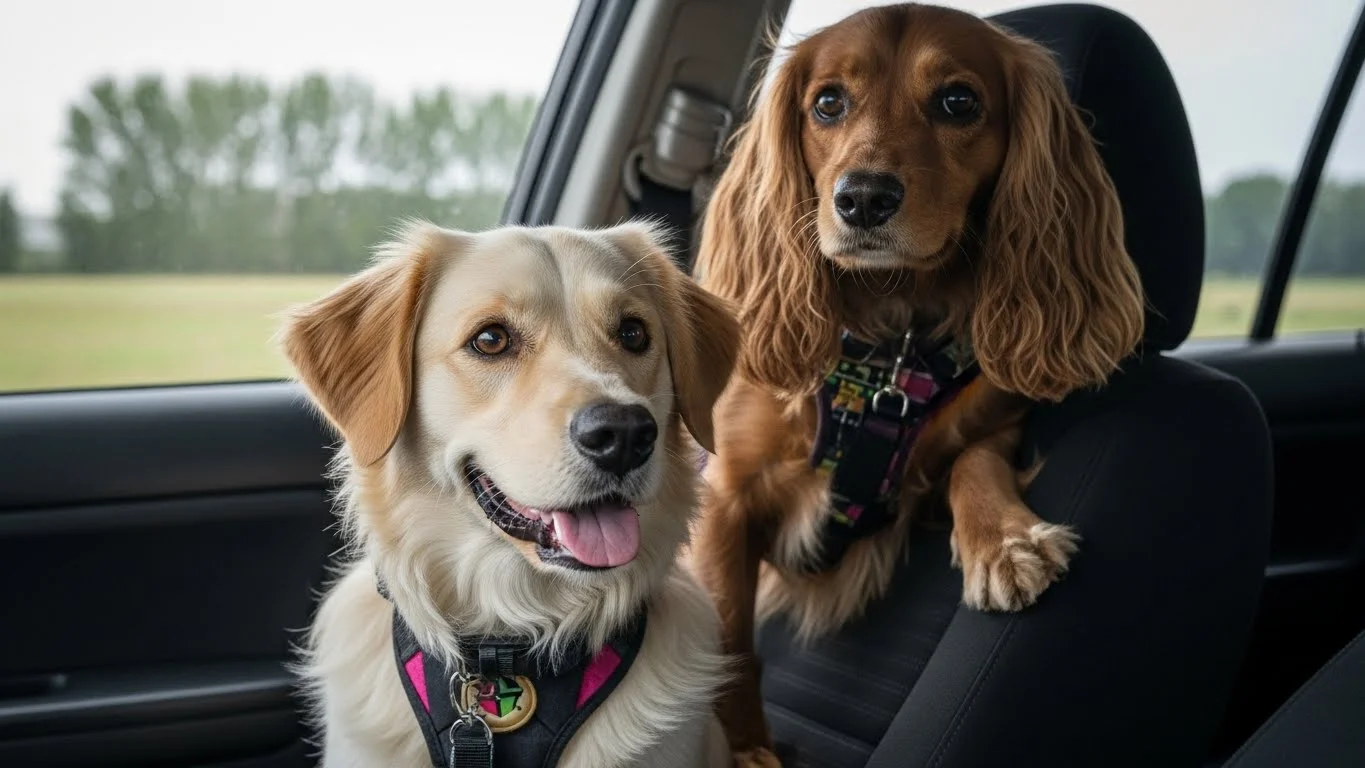 Dogs Enjoy Car Rides