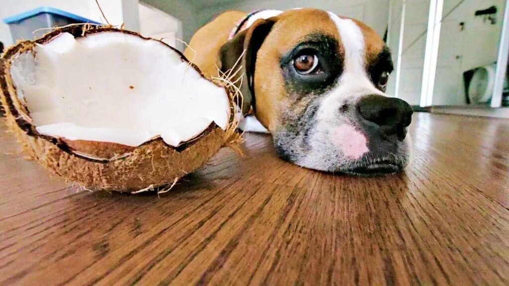 Coconut Oil On Skin of Dogs